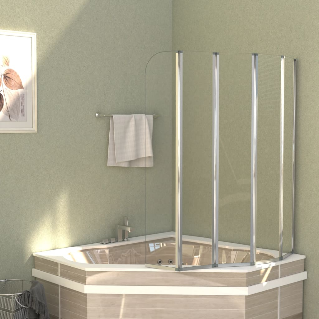 Vidaxl Bath Enclosure 120X140 Cm Tempered Glass Transparent | Vidaxl.ie pertaining to Vidaxl Bath Enclosure 47.2"X26.8"X51.2" Tempered Glass Stripe