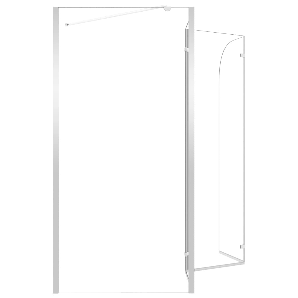 Vidaxl Bath Enclosure 120X69X130 Cm Tempered Glass Transparent | Vidaxl.ie in Vidaxl Bath Enclosure 47.2"X26.8"X51.2" Tempered Glass Stripe