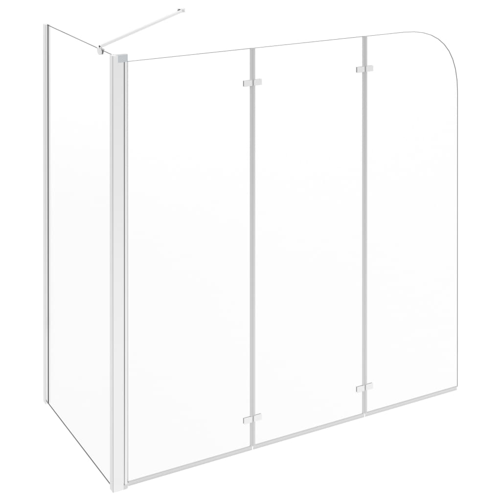 Vidaxl Bath Enclosure 120X69X130 Cm Tempered Glass Transparent | Vidaxl.ie throughout Vidaxl Bath Enclosure 47.2"X26.8"X51.2" Tempered Glass Stripe
