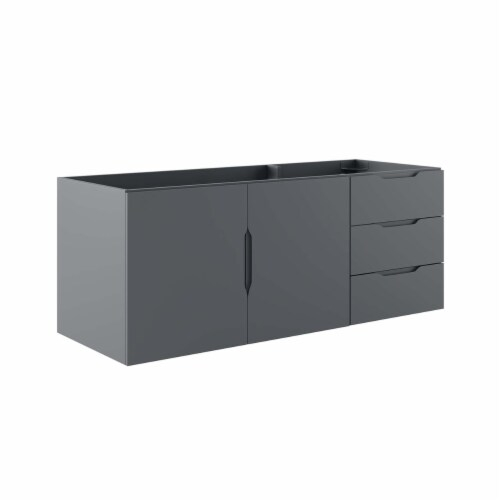 Vitality 48 Bathroom Vanity Cabinet (Sink Basin Not Included), Gray, 1 ... pertaining to Choosing the Right Vitality 48 Bathroom Vanity Cabinet for Your Home