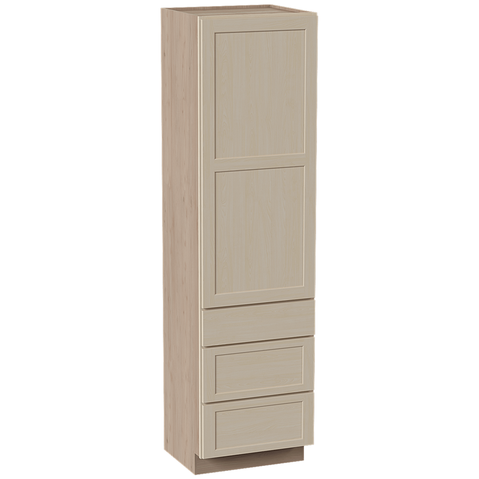 Vld2490 Vanity Linen Cabinet With Drawers Mission Shaker Maple Full ... within Comparing Annecy 15"Wx46"Hx12"D Linen Cabinet Features with Traditional Storage Solutions