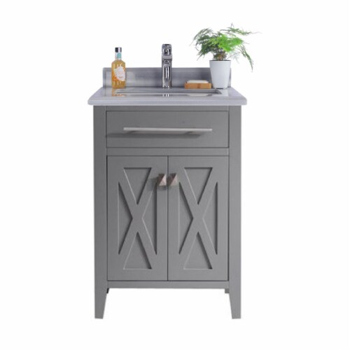 Wimbledon - 24 - Grey Cabinet + White Stripes Marble Countertop, 1 - Ralphs regarding Understanding Wimbledon's Evolution Through Its Historic Furniture Collections