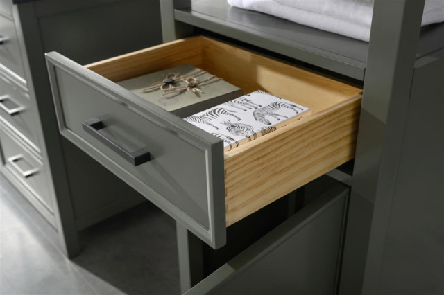 Wlf2121 Linen Cabinet - Transitional - Bathroom Cabinets - By Legion ... for Wlf2121 Linen Cabinet