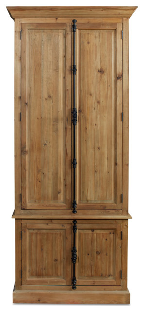 40" Wide Reclaimed Pine Linen Cabinet Natural - Rustic - Bathroom ... inside 24" Wide Reclaimed Pine Linen Cabinet Natural Finish Right Opening