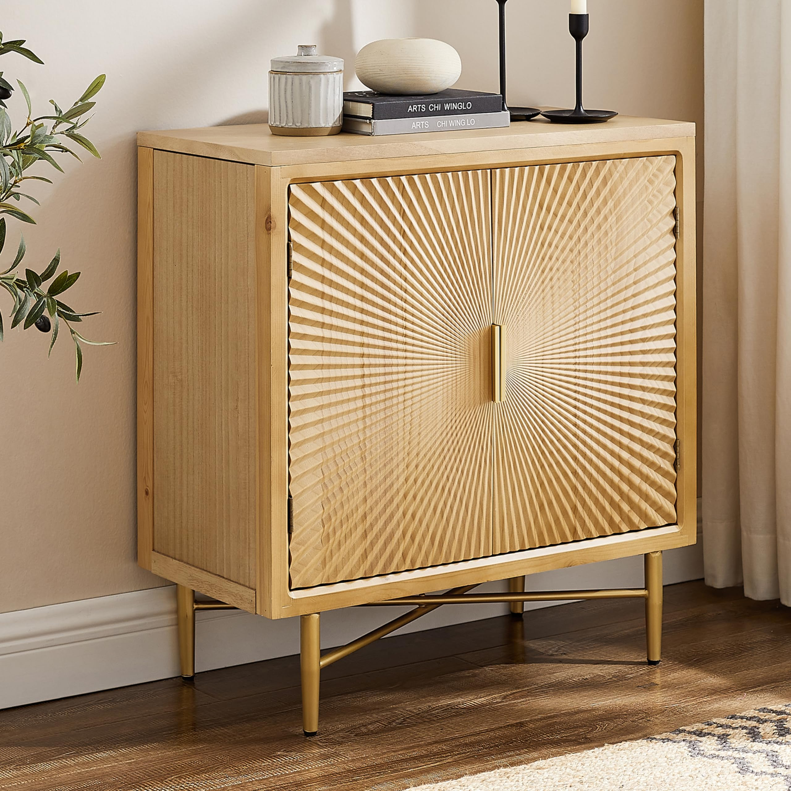 Amazon.com: Art Leon Accent Storage Cabinet, Modern Sideboard Buffet ... in Exploring the Functional Benefits of Leon Storage Solutions in Different Home Spaces