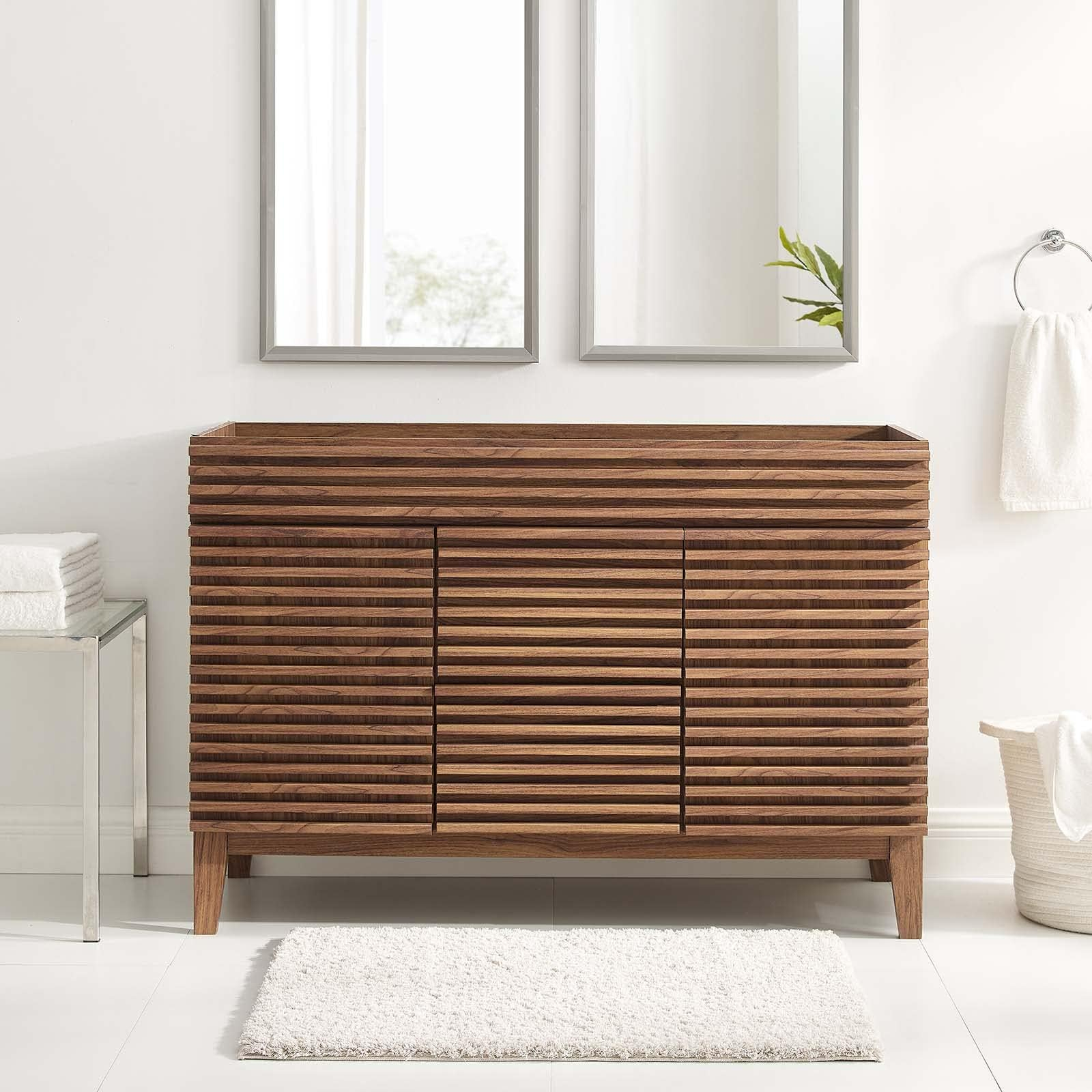 Amazon.com: Modway Scenic Wall-Mount Bathroom Vanity Cabinet Basin Not ... intended for Creating Functionality and Style in Modern Bathrooms