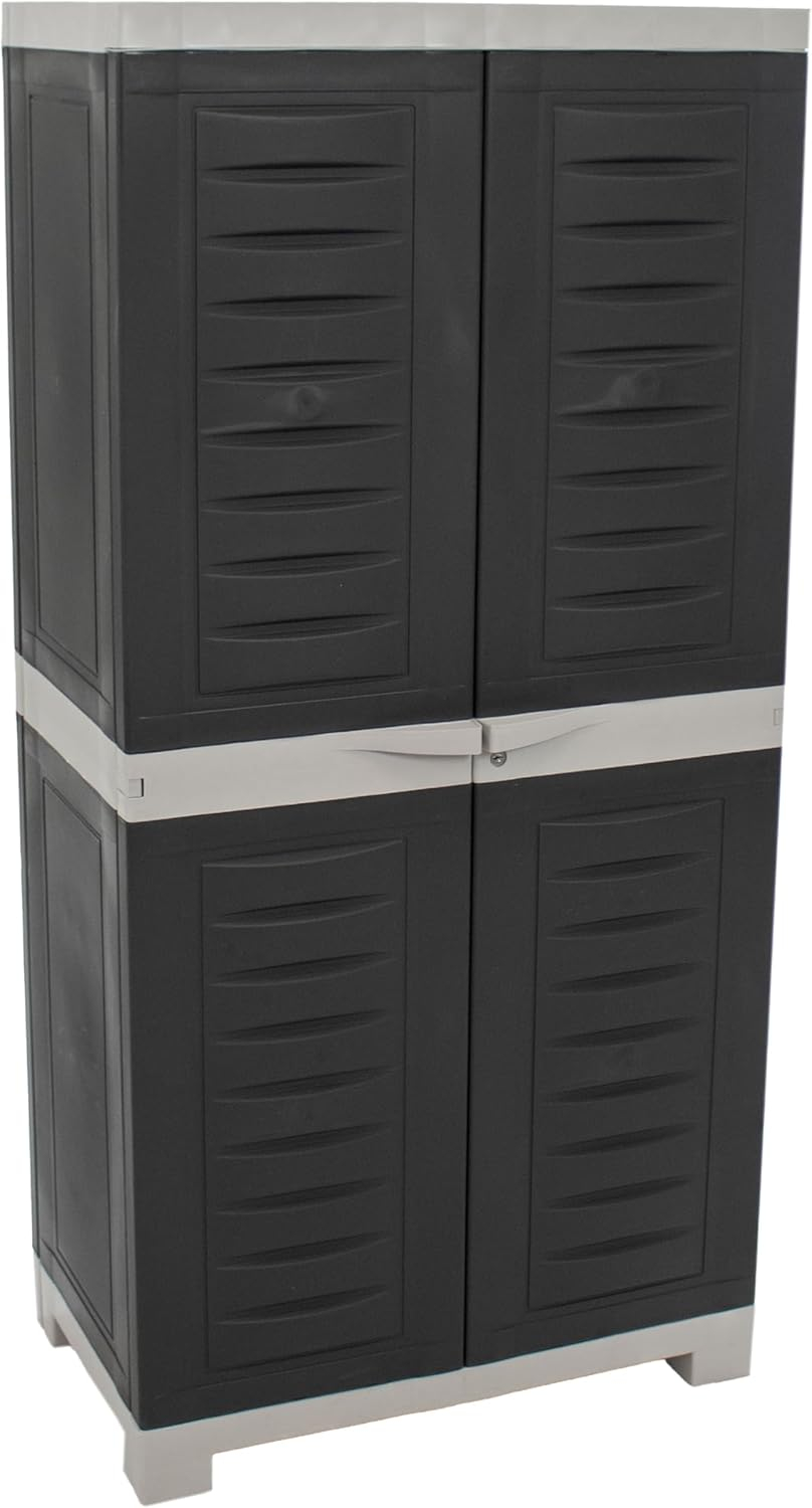 Amazon.com: Sunnydaze Lockable Storage Cabinet - Indoor Or Garage ... for Maximizing Your Workspace with a Quality Boston 25 Cabinet Solution