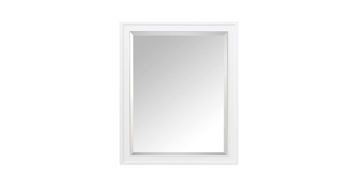 Avanity Madison-Mc28-Wt Madison Collection 36" X 28" Single Door Framed ... with Avanity Madison 28" Mirror Cabinet