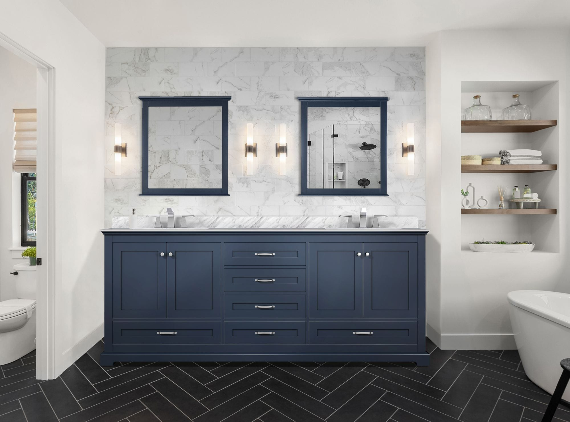 Bathroom Remodel Blue Vanity At Minh Boser Blog with regard to Artisanal Techniques in Traditional Vanity Furniture Making