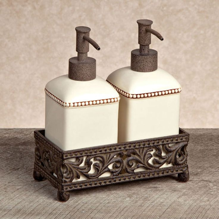 Bathroom Set (2-Piece) | Soap Dispenser, Bathroom Accessories, Bathroom ... for Depot E-Shop Hartford 2-Piece Bathroom Set