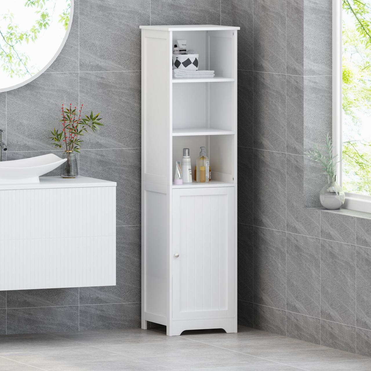 Bathroom Storage Tower Cabinet – Semis Online throughout The Role of Vertical Storage in Creating Cleaner Bathroom Environments