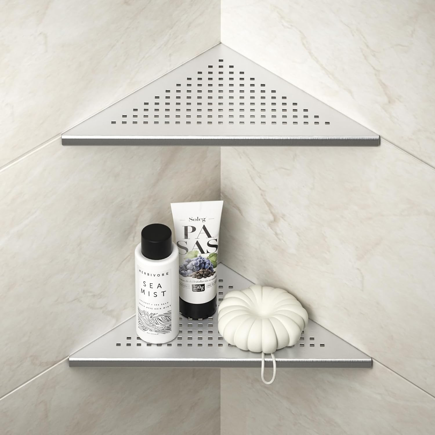 Bernkot Corner Shower Shelves, 10" Brushed 304 Stainless Steel Recessed ... inside Finding Balance Through Mindful Shower Practices