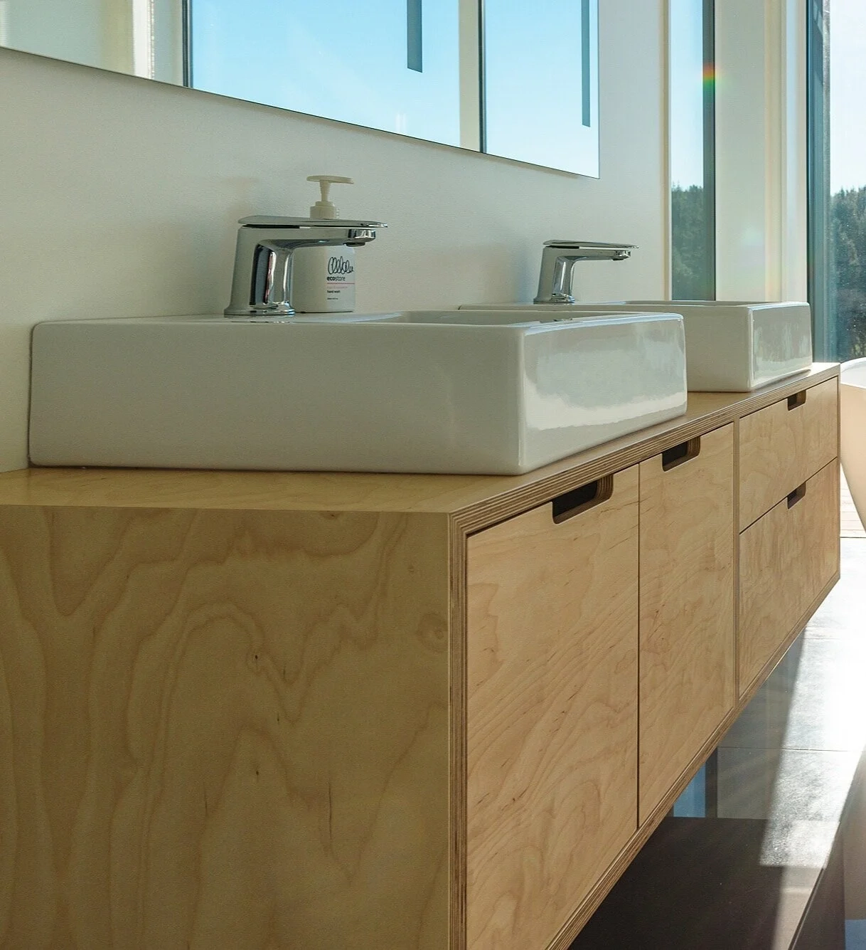Birch Plywood Vanity — Make Furniture | Plywood Kitchens with Comparing vanity cabinet materials for long-term bathroom functionality