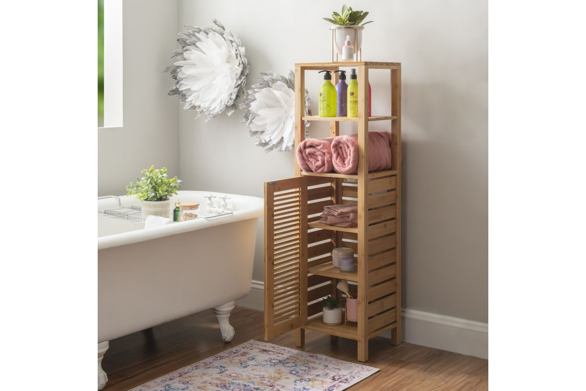 Bracken Bamboo Mid Cabinet At Gardner White within Bracken Mid Cabinet Natural Bamboo