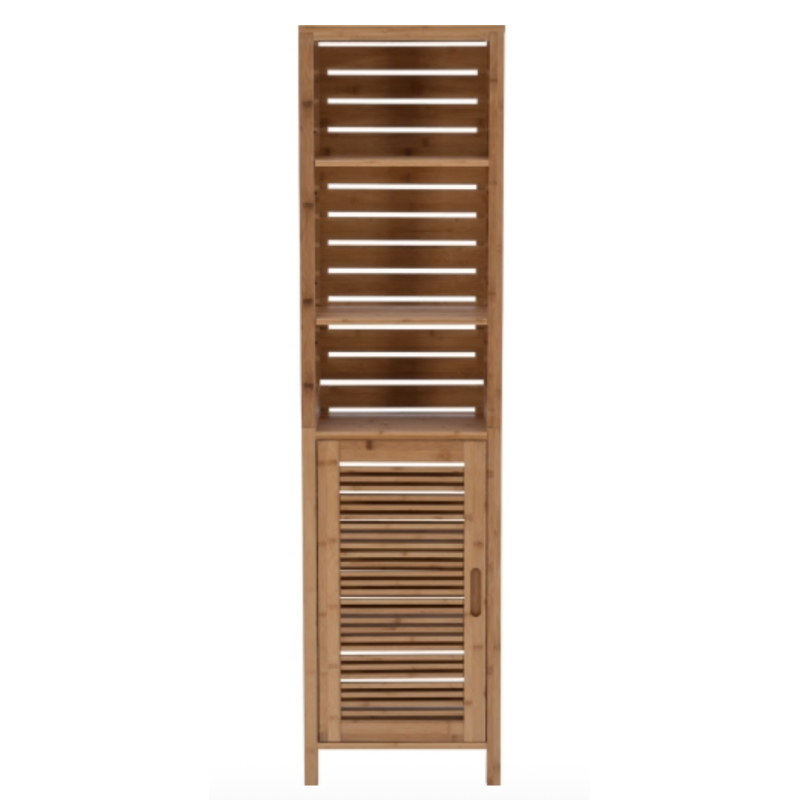 Bricken Bamboo Tall Cabinet with Bracken Tall Cabinet Natural Bamboo