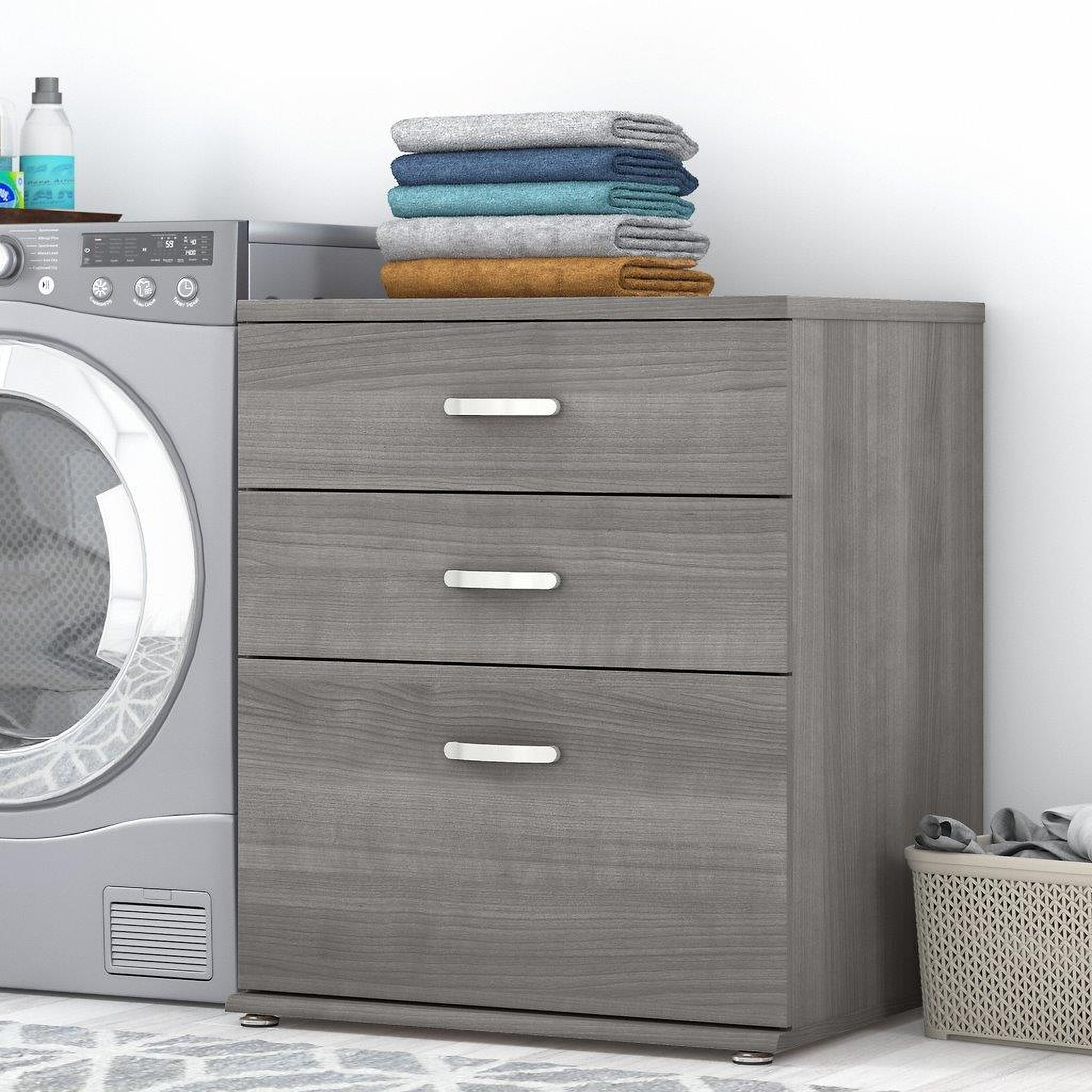 Bush Business Furniture Universal Laundry Room Storage Cabinet With ... intended for Universal Laundry Room Cabinet
