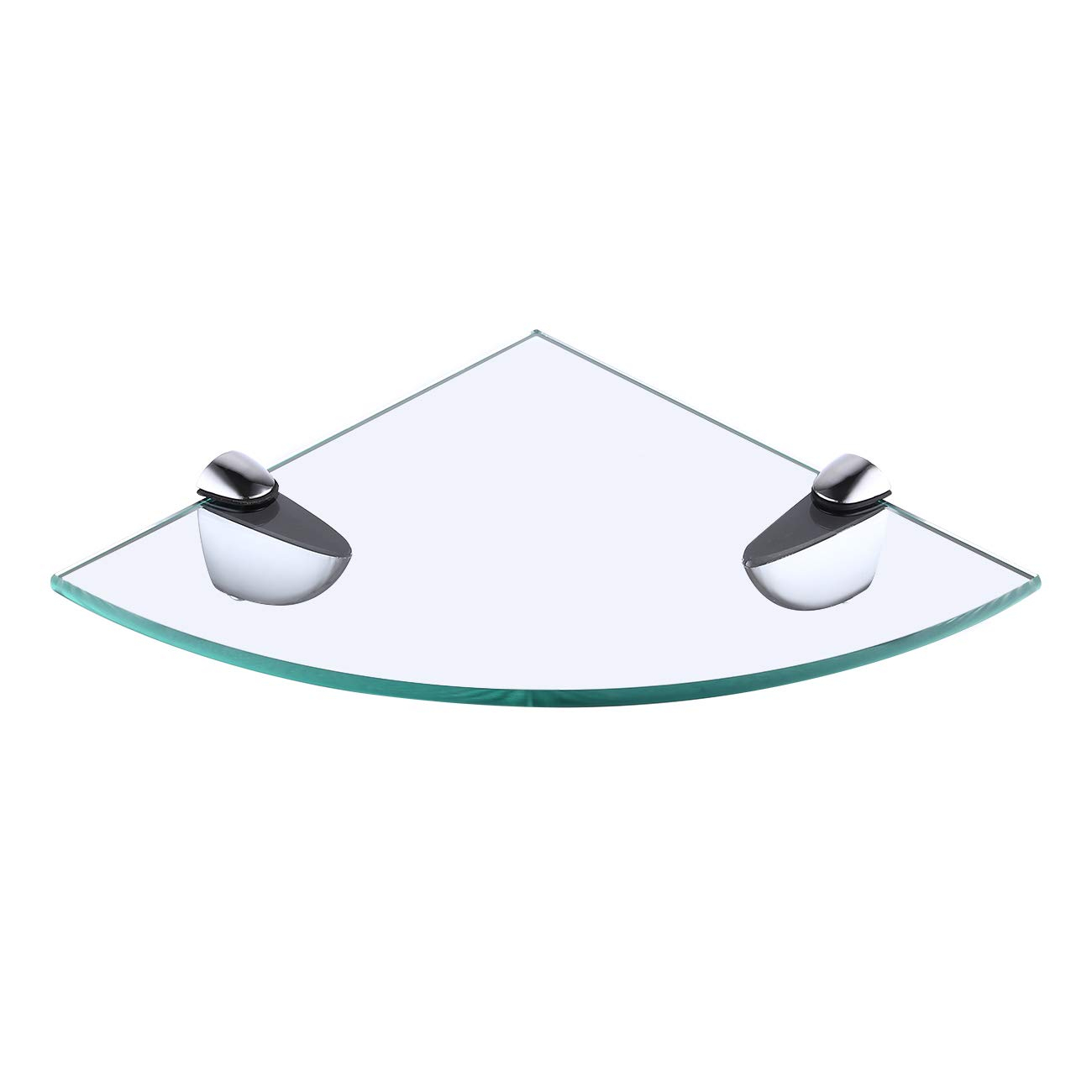 Buy Kes Shower Corner Shelf Glass, 8Mm Thick Tempered Glass Shelf For ... in Tempered Glass Shelf Triangle Corner