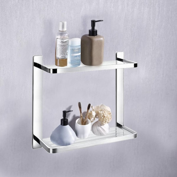 Chrome Shelves Bathroom Frontgate Resort Bath Storage Collection With inside Top Tips for Installing and Using Chrome Air Bathroom Shelves