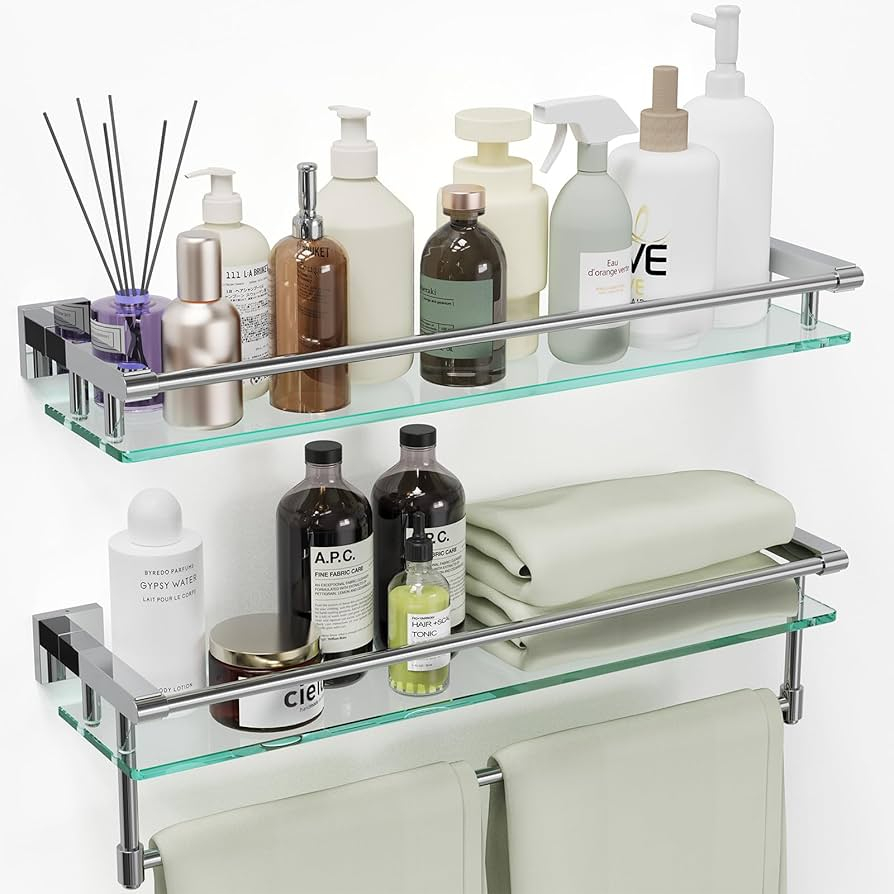 Chrome Shelves For Bathroom with regard to Pool Bathroom Shelf Chrome