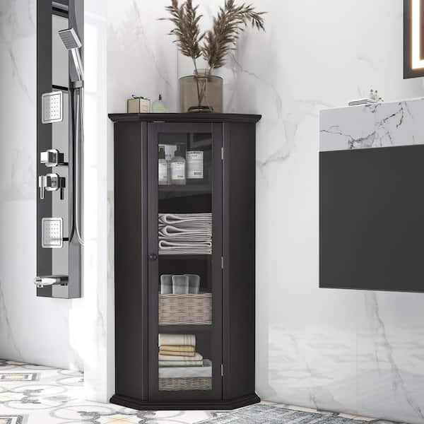 Corner Bathroom Cabinet Ideas - Curated Cabinets intended for How to Choose the Right Decatur Corner Bathroom Cabinet for Your Space