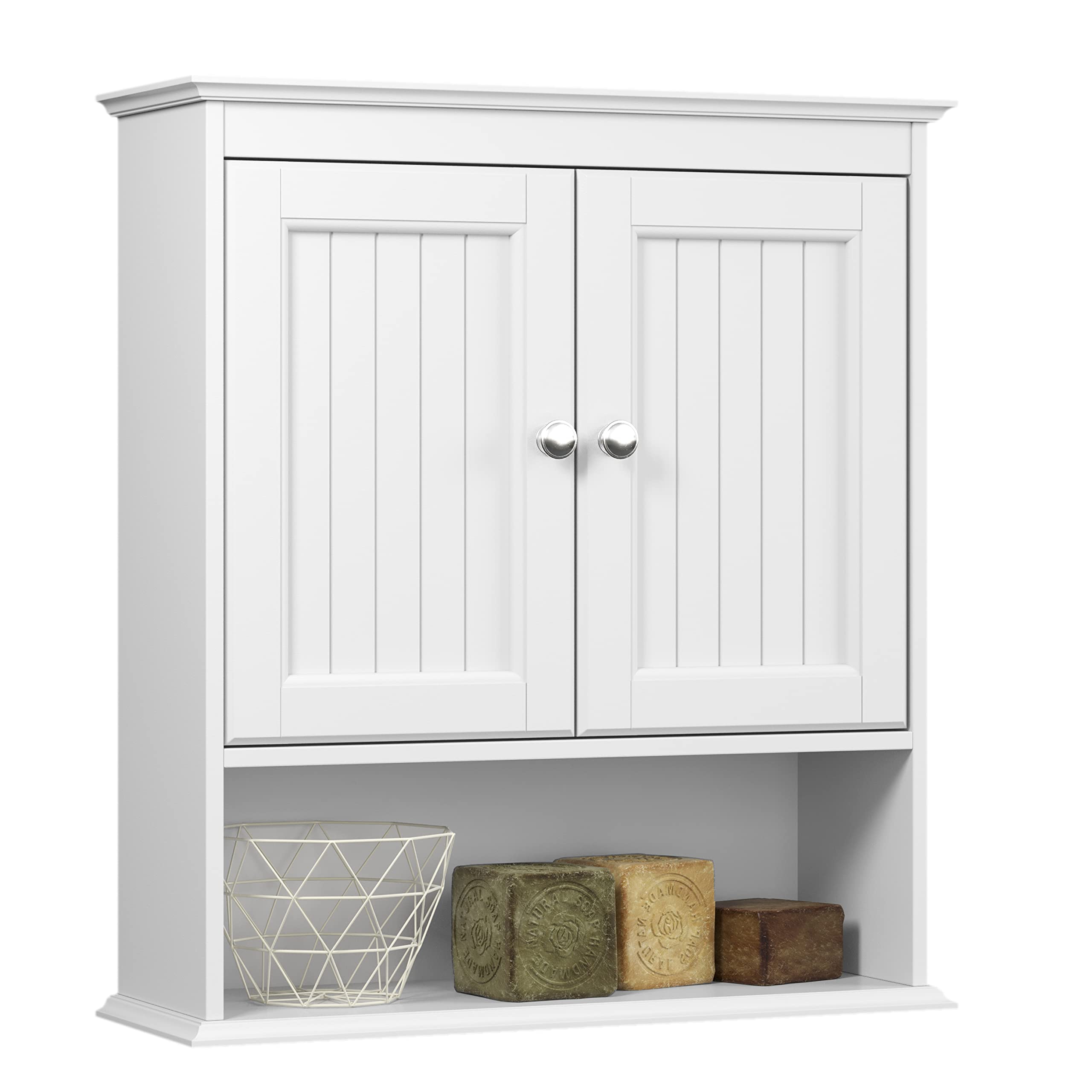 Costway Wall Mount Bathroom Cabinet Storage Organizer Medicine Cabinet ... with Understanding the Space-Saving Benefits of Wall-Mounted Bathroom Cabinets