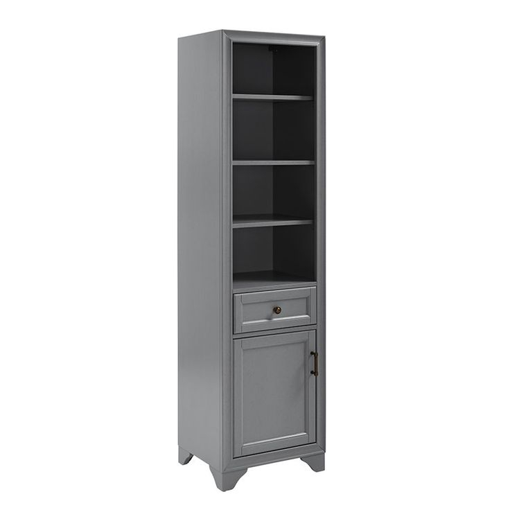 Crosley Tara Gray Wood Linen Cabinet | Linen Storage Cabinet, Linen ... throughout Tara Linen Cabinet