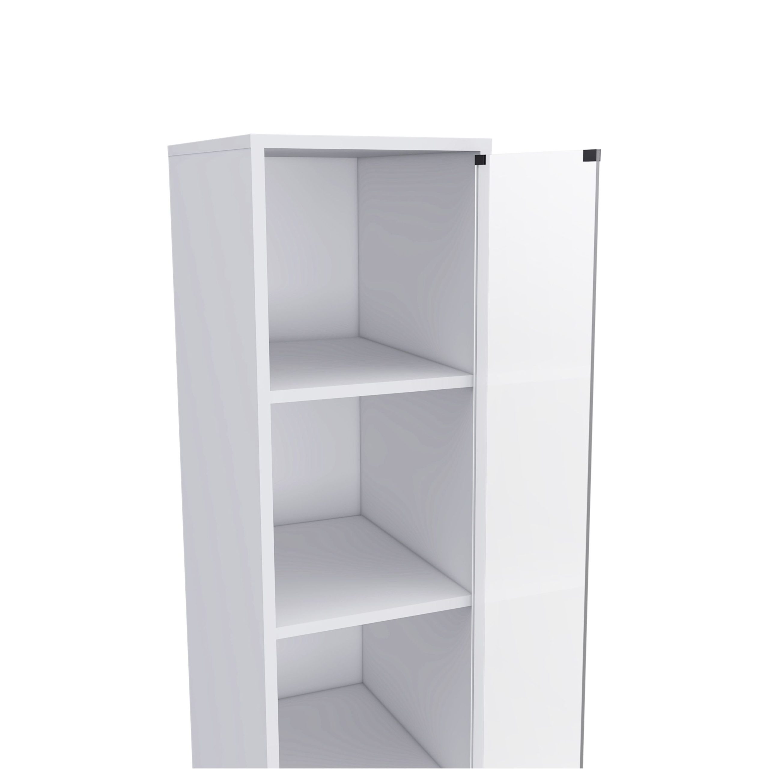 Depot E-Shop Magna Linen Cabinet, Three Shelves, Four Drawers, White ... with Depot E-Shop Magna Linen Cabinet