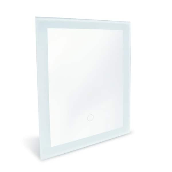 Dyconn Royal 12 In. X 16 In. Led Wall Mounted Backlit Vanity Bathroom ... pertaining to Exploring the Benefits of Backlit Vanity Mirrors in Modern Bathrooms