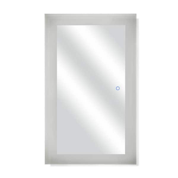 Dyconn Royal 35 In. X 60 In. Led Wall Mounted Backlit Vanity Bathroom ... within Dyconn Faucet Royal Led Wall Mounted Backlit Vanity Bathroom Led Mirror