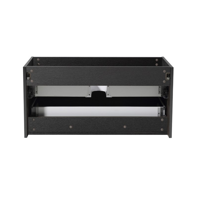 Fresca Fcb8008Bw Mezzo 36 Inch Black Wall Hung Modern Bathroom Cabinet ... within Fresca Fcb8008Bw Mezzo 36" Black Wall Hung Modern Bathroom Cabinet