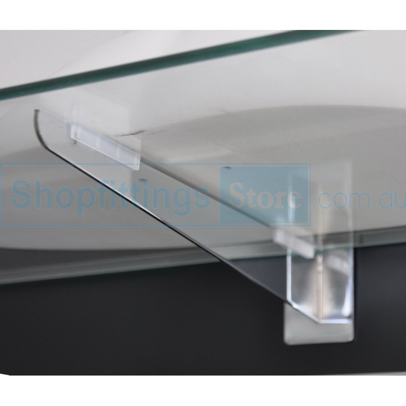 Glass Shelf Tempered for Tempered Glass Shelf Rectangle Radius