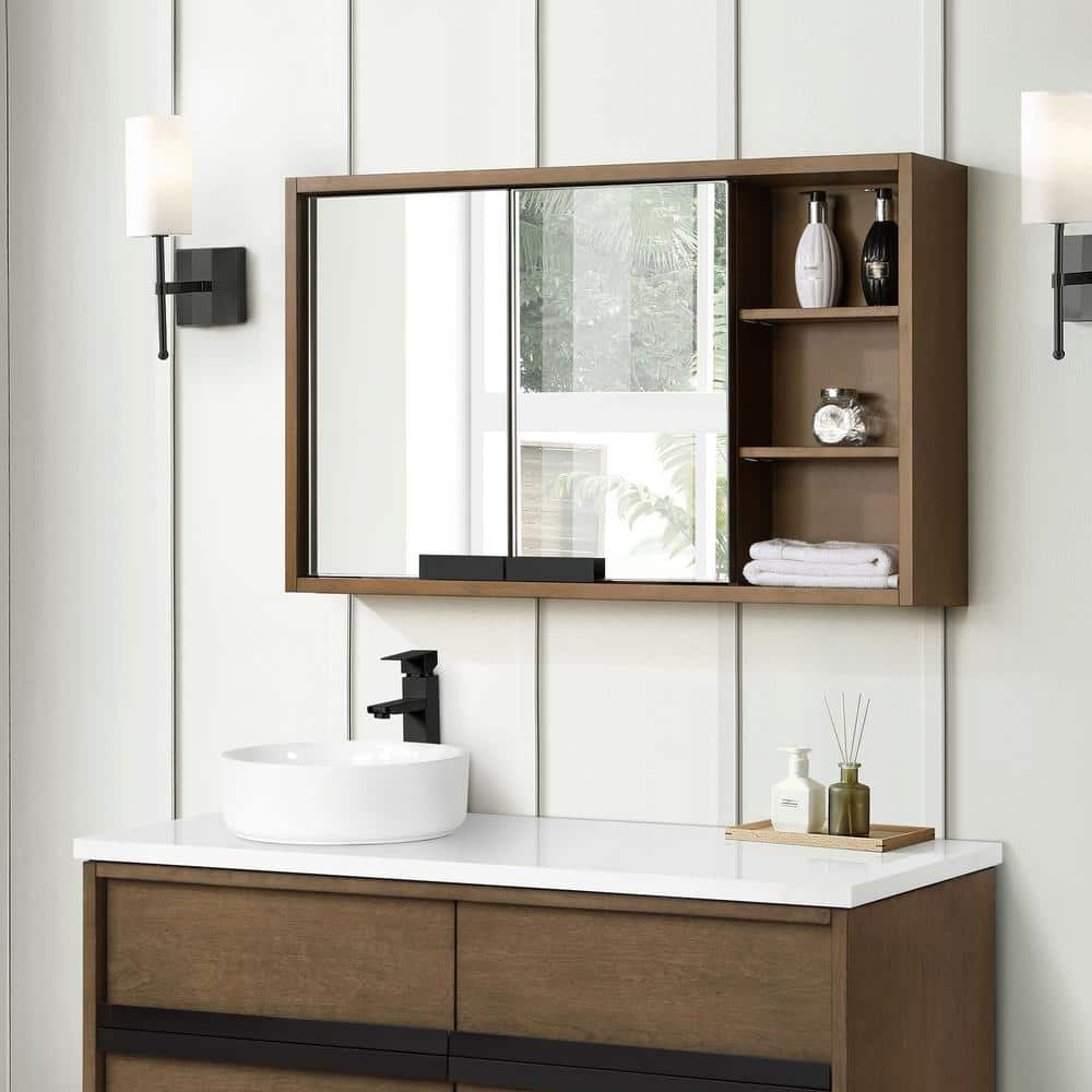 Home Decorators Collection Kordite 42 In. W X 24 In. H Rectangular ... pertaining to Understanding the Kato Collection Medicine Cabinet System