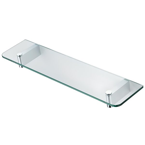 Ideal Standard Concept 500Mm Glass Shelf With Chrome Brackets| N1392Aa in 5825 Glass Shelf 500Mm