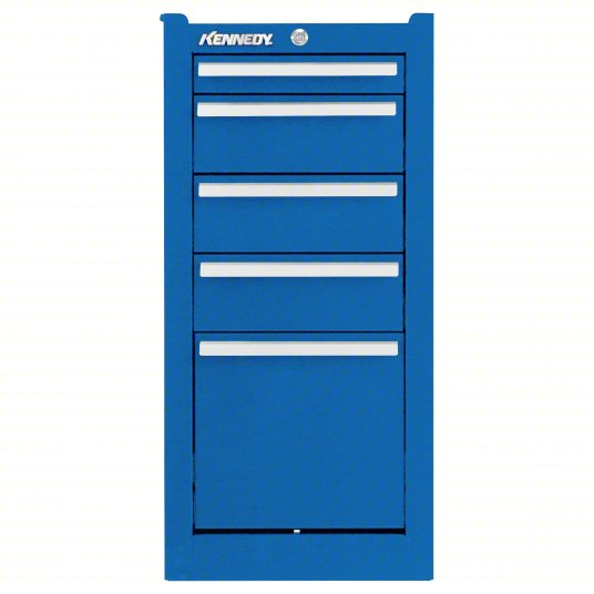 Kennedy, Blue, 5 Drawers, Side Cabinet - 818Hj7|185Xbl - Grainger intended for Oates 9" Side Cabinet, Bluish-Green