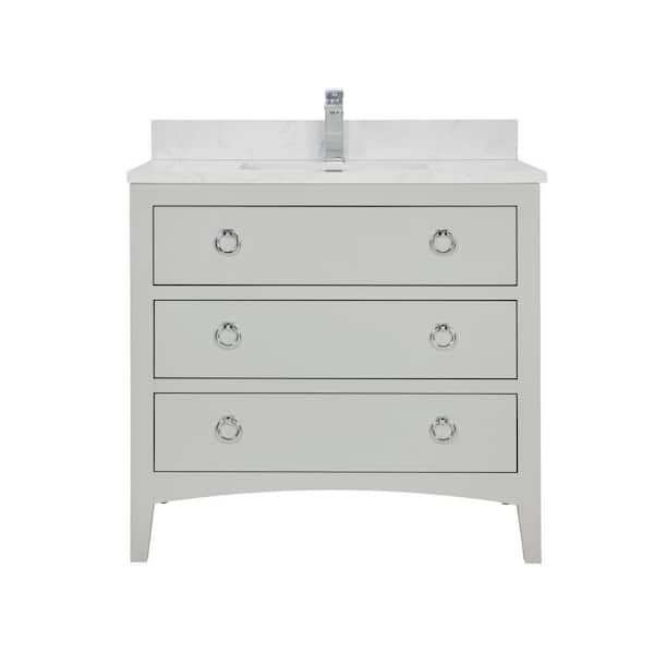 Legion Furniture French Contemporary 36In. 1 Freestanding Silver Strand ... within The Practical Benefits of Legion Furniture's Silver Strand Collection
