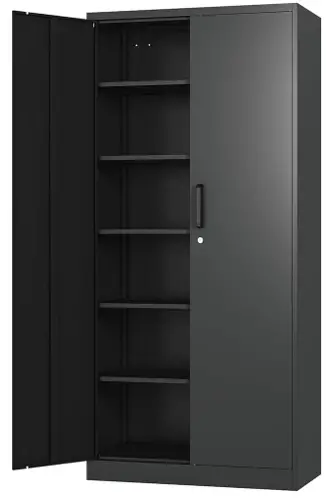 Letaya 71 Inch Tall Steel Storage Cabinet Installation Guide intended for 71" Side Cabinet