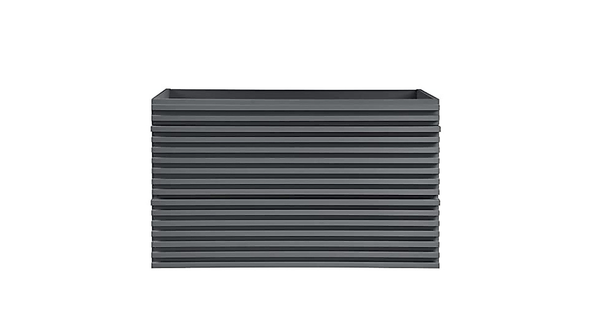 Modway Render 36" Wall-Mount Vanity Cabinet In Gray with The Hidden Details That Make or Break a Bathroom Cabinet
