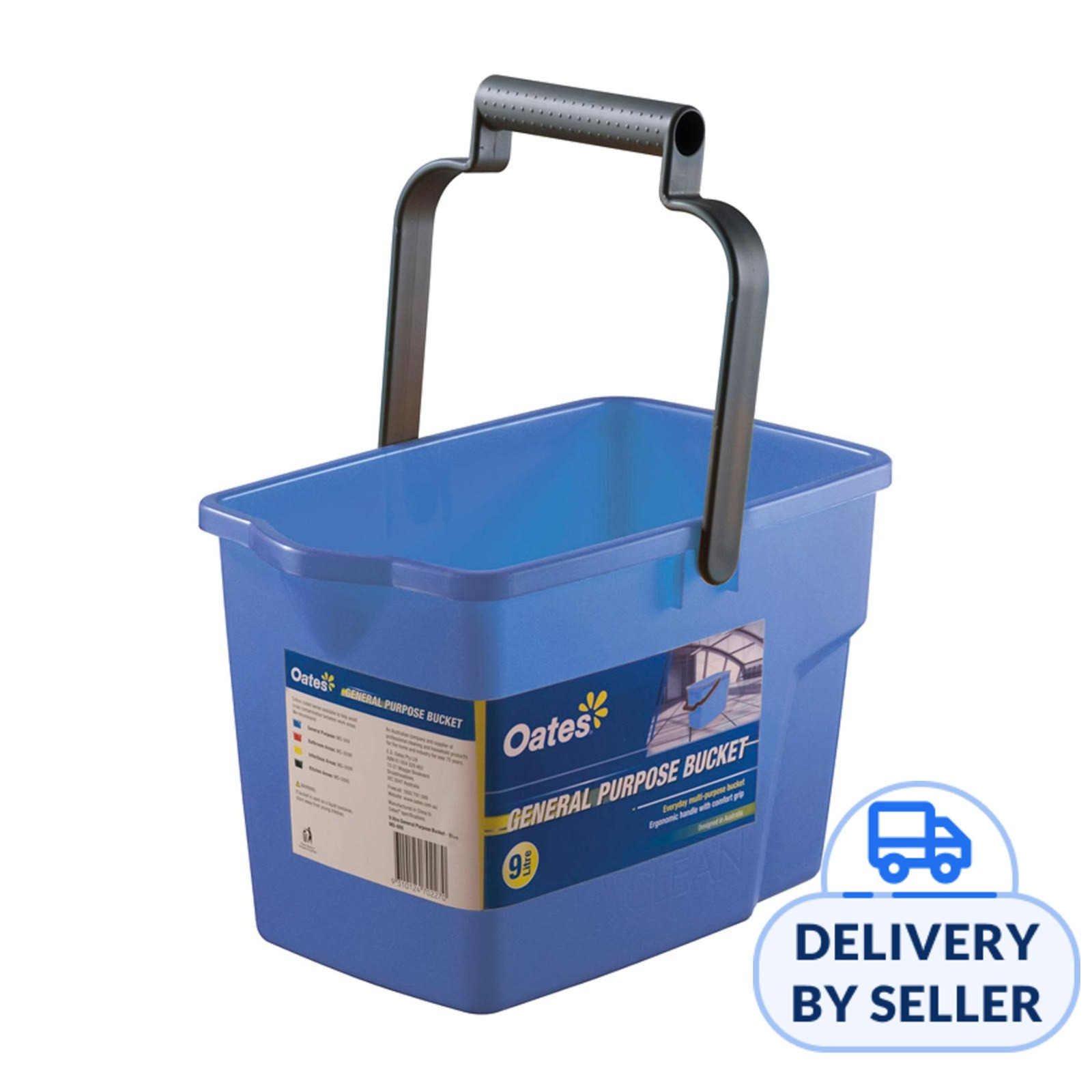 Oates General Purpose Bucket 9Ltr - Blue | Ntuc Fairprice within Oates 9" Side Cabinet, Bluish-Green