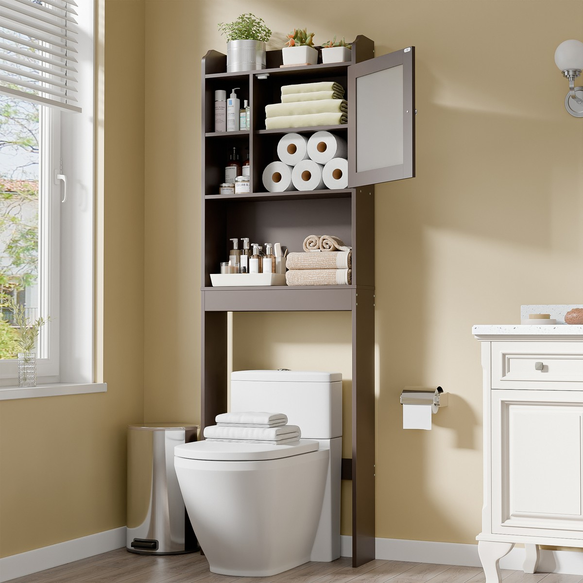 Over Toilet Bathroom Cabinet Bath Space Saver Storage Bathroom throughout Expert Insights on Optimizing Space with Avington Space Saver Cabinet Systems