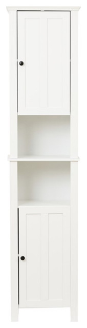 Pemberly Row Mdf Wood 67" Tall Tower Bathroom Linen Cabinet In White ... with How Pemberly Row Linen Cabinet in White Enhances Home Organization
