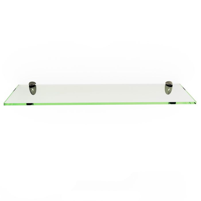 Rectangle Floating Glass Shelf Clear 3/8" Thick Tempered Glass intended for Designing Safe and Stylish Rectangle Tempered Glass Shelves