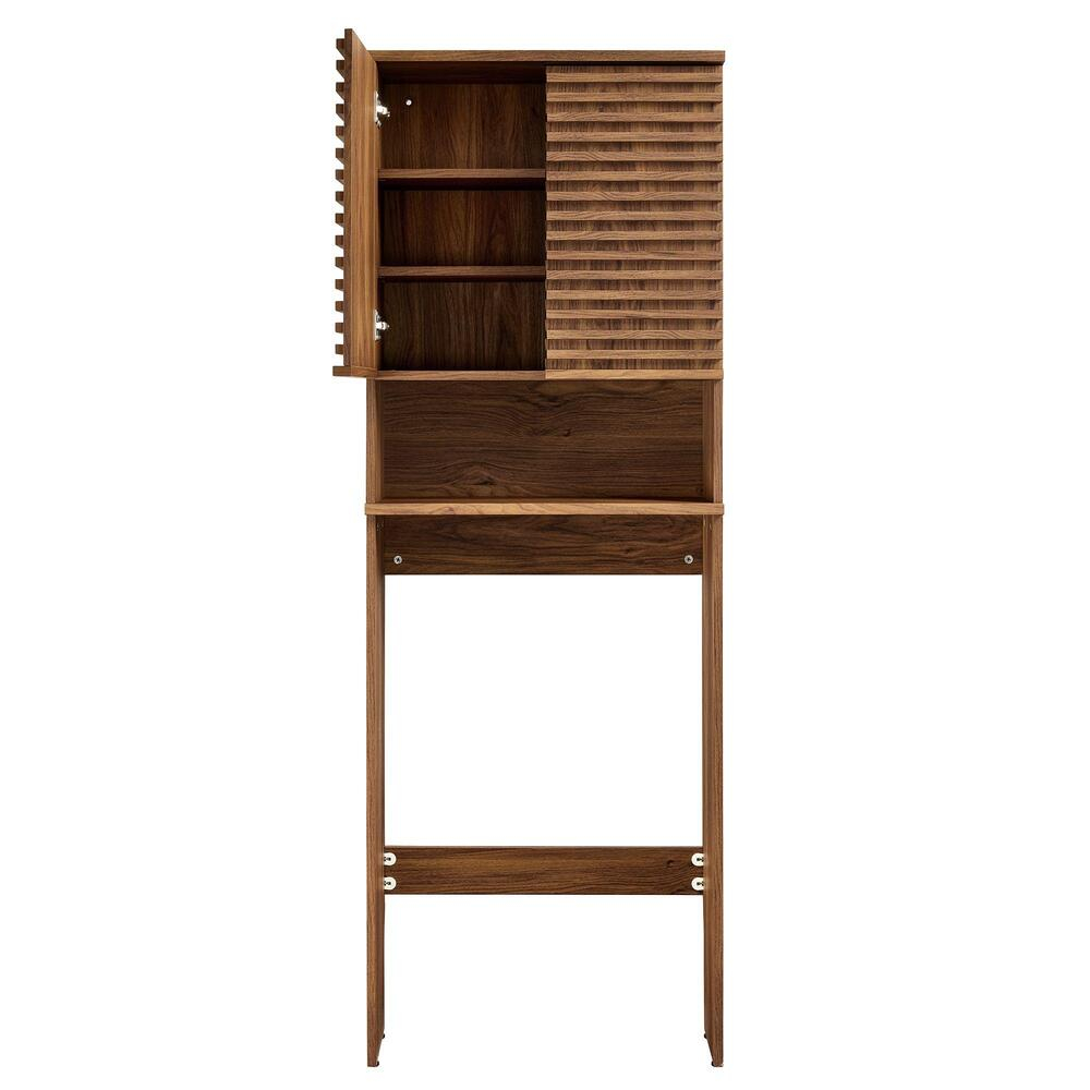 Render Over The Toilet Bathroom Storage Cabinet - Modern In Designs regarding Render Over The Toilet Bathroom Storage Cabinet, Walnut