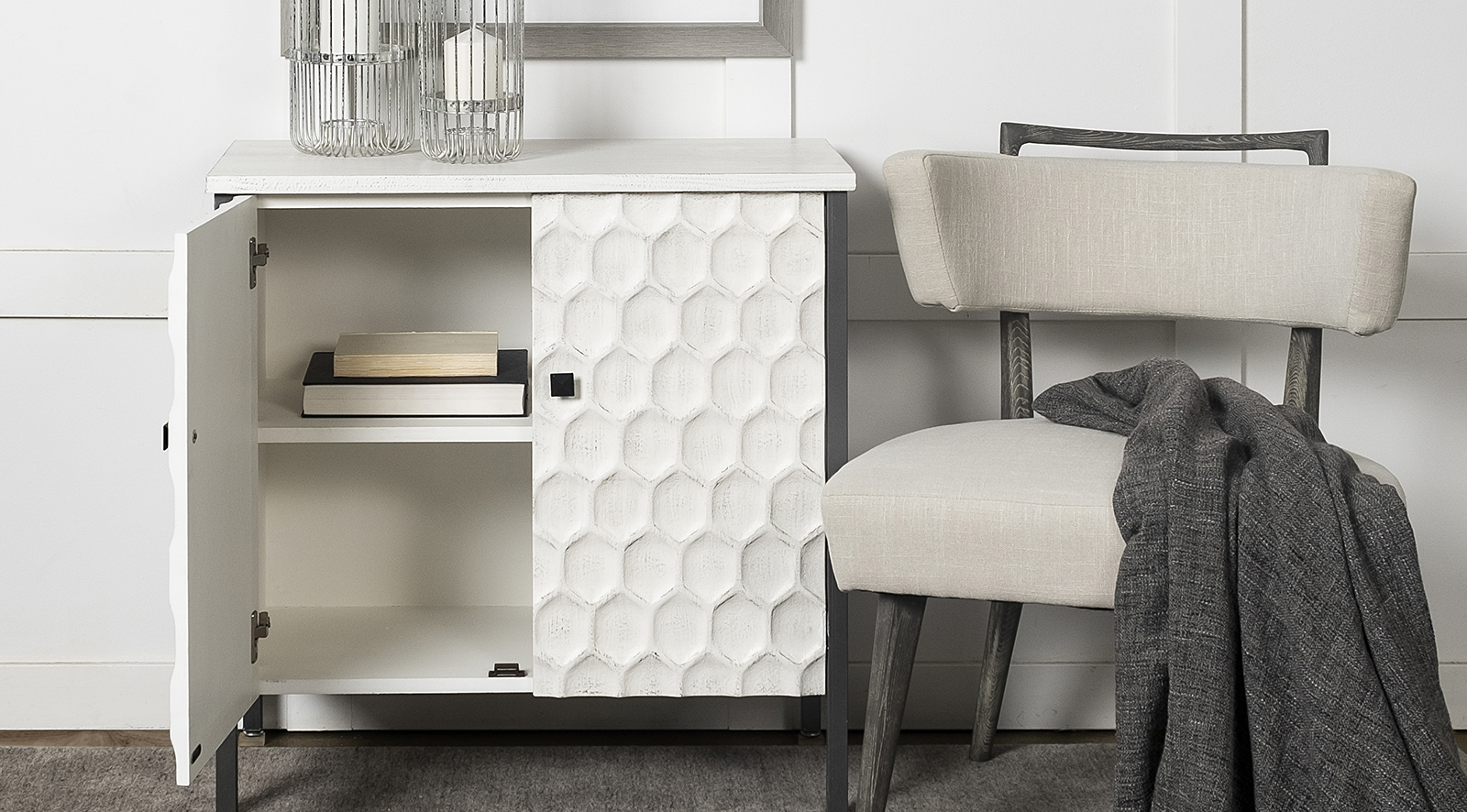 Savannah Grey Accent Cabinets 2 Door - Wood N Tassel Home in Savannah Mirrored Wall Cabinet Gray