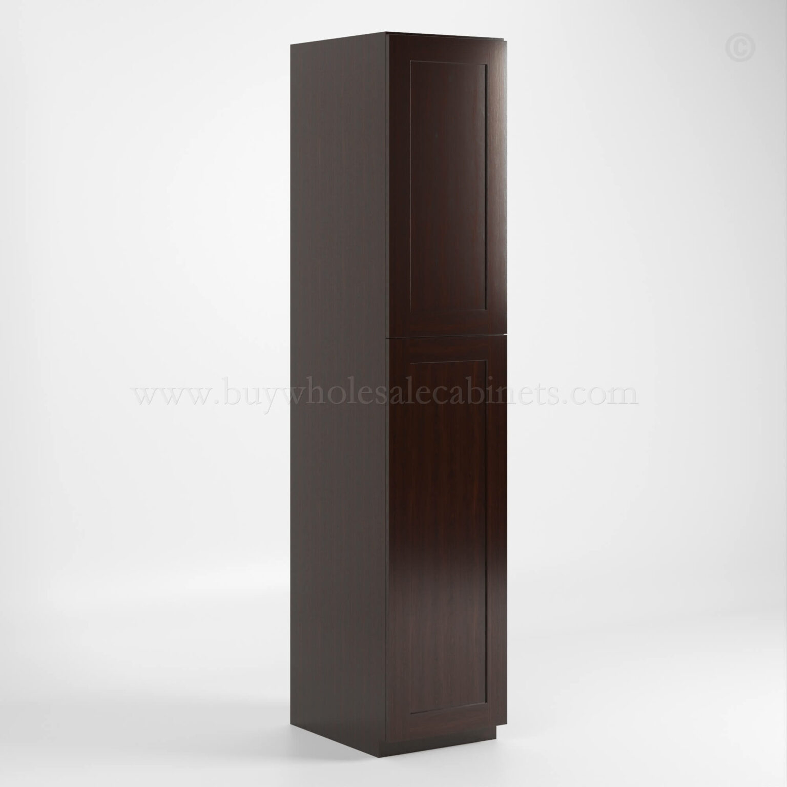 Shaker Espresso Pantry Cabinets - Buy Wholesale Cabinets intended for 16" Espresso Cabinet