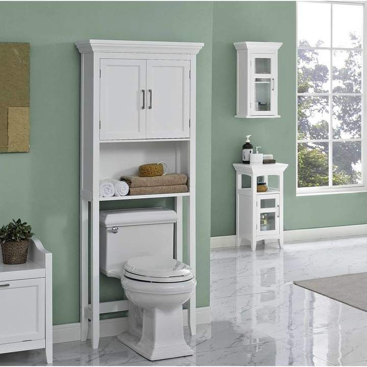 Simpli Home Avington 27 W X 67 H Wall Mounted Cabinet | Over Toilet ... in Expert Insights on Optimizing Space with Avington Space Saver Cabinet Systems