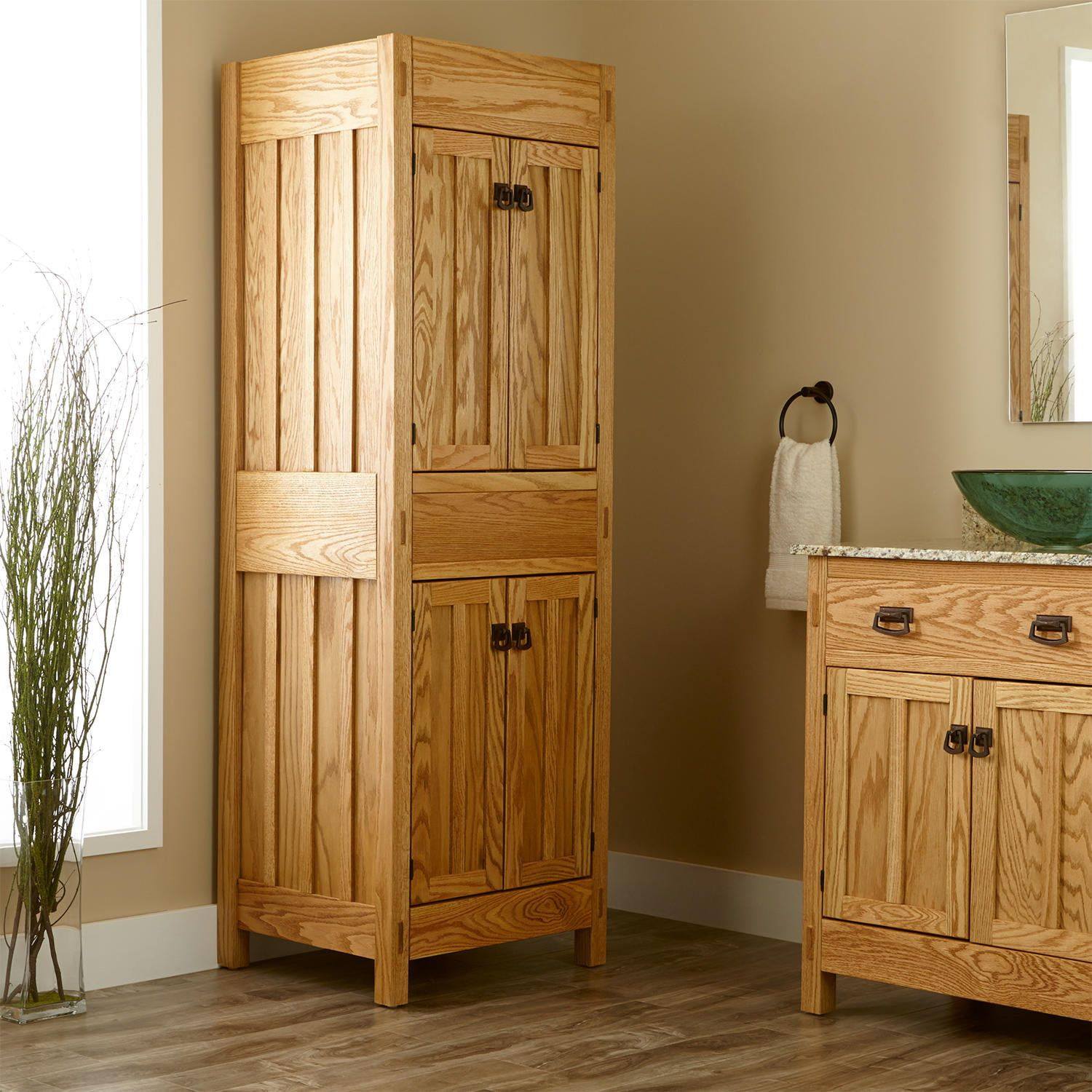 Solid Wood Linen Cabinets At Phillip Bailes Blog for Rustic Solid Fir Side Cabinet Linen Tower
