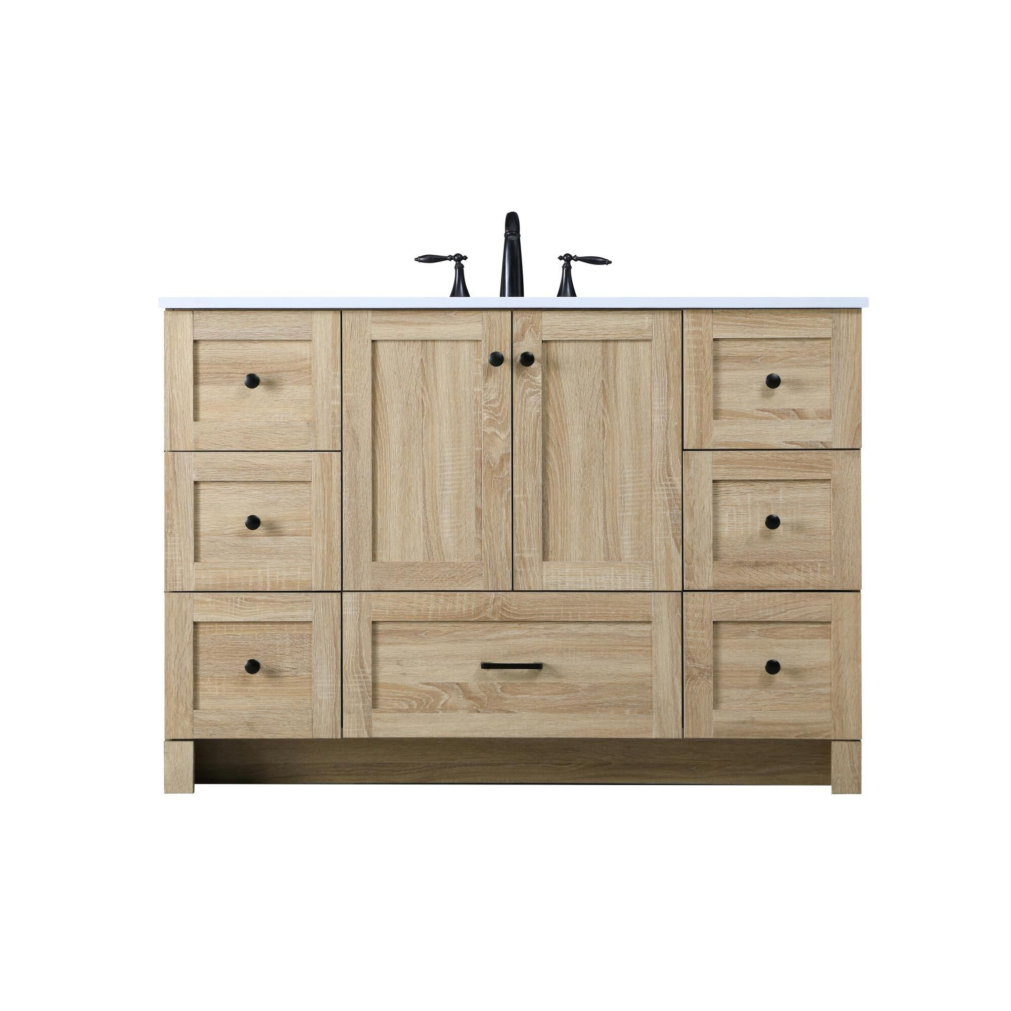 Soma 48 Inch Bath Vanity | Capitol Lighting 1800Lighting.com | Bath ... with Soma 48" Single Or Double Sink Compatible Bathroom Vanity Cabinet - Oak