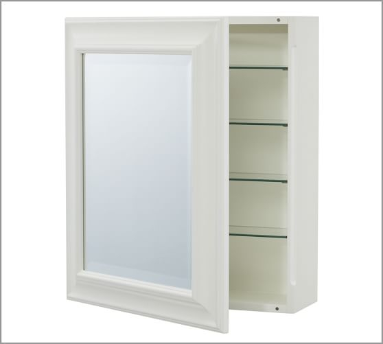 Sonoma Wall-Mounted Medicine Cabinet | Pottery Barn in Beautiful White Bathroom Wall Mounted Medicine Cabinet
