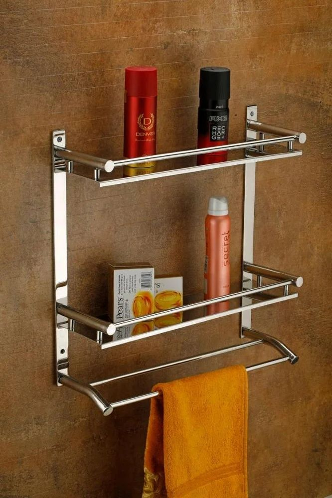 Stainless Steel Bathroom Rack At ₹ 700/Piece | Maninagaram | Madurai ... throughout Bathroom Rack