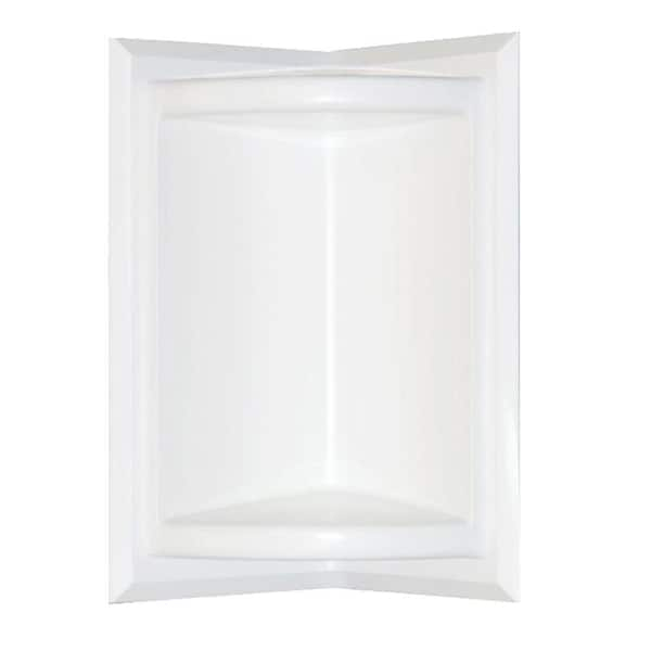 Swan 5.75 In. X 11 In. Corner-Mount Solid Surface Soap Dish In White ... regarding Choosing the Right Soap Dish for Long-Term Durability and Cleanliness